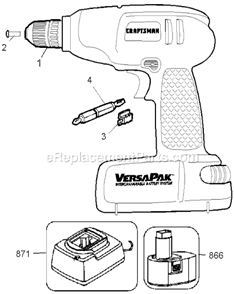 Page A Diagram and Parts List for 11277 Type 1 Black and Decker Electric Drill